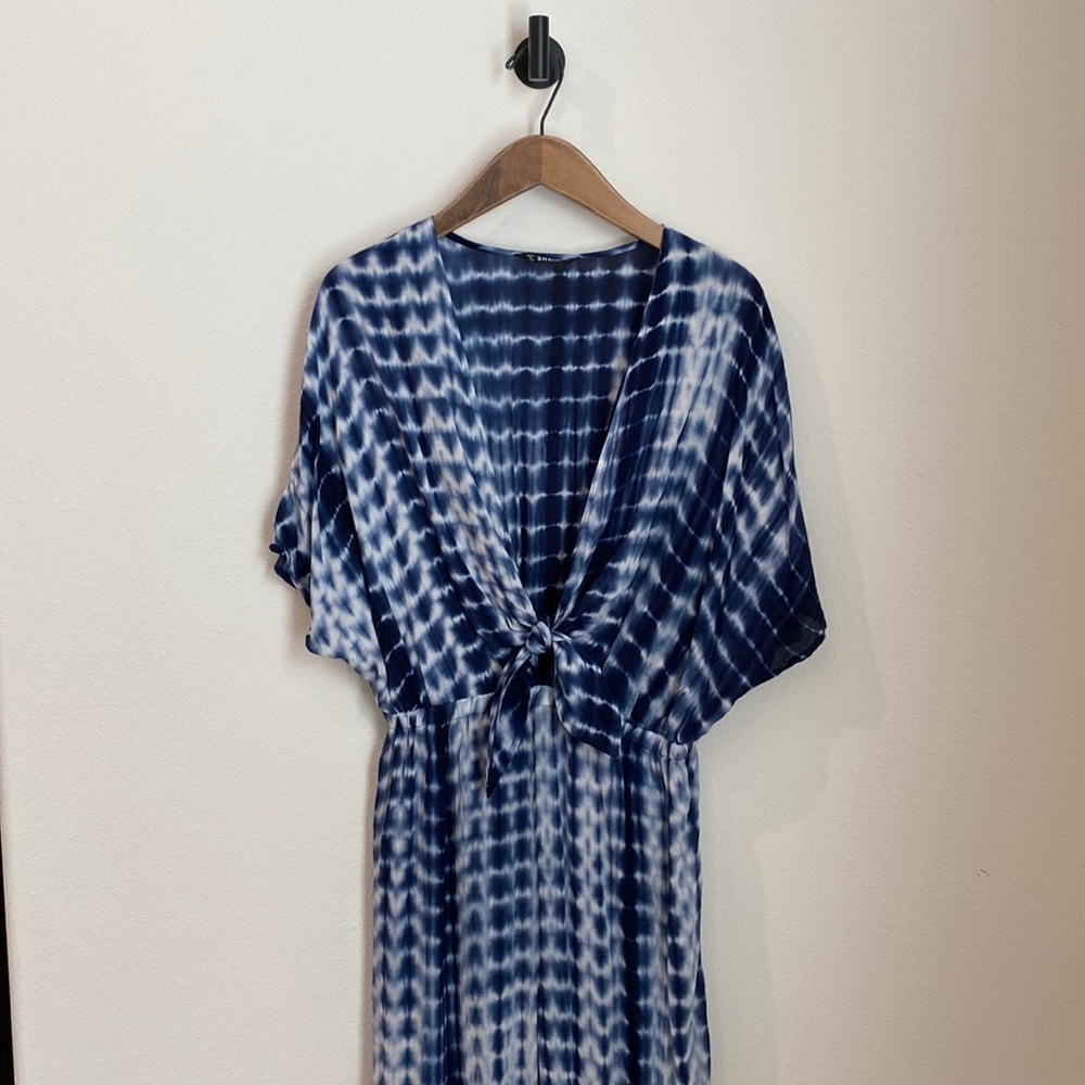 SHEIN Jumpsuit /Pants Romper/ Cover Up - Blue Large